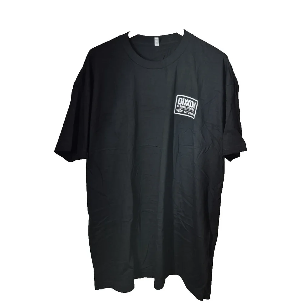 Dixxon T Shirt Mens 2X Black Sturgis Badge 100% Cotton Short Sleeve‎ NEW - Picture 2 of 8